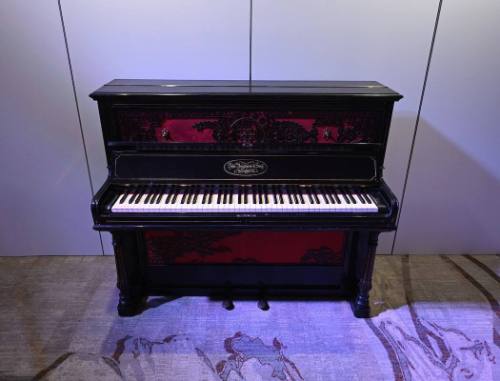 John Lennon's c. 1869 John Broadwood & Sons Upright Piano