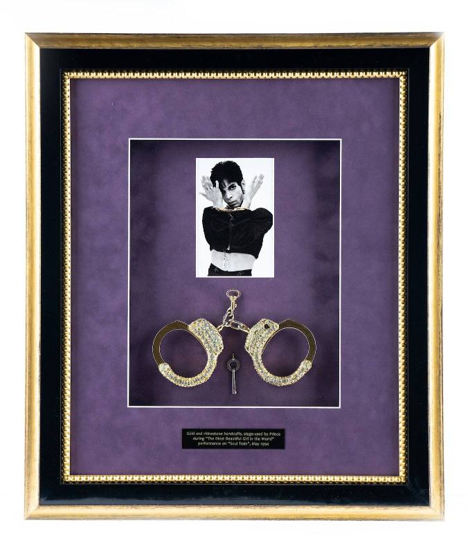 Stage-Used Handcuffs, from Prince's Performance on "Soul Train"