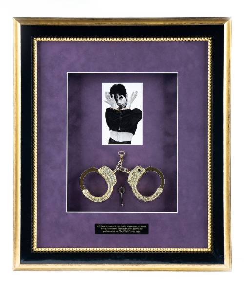 Stage-Used Handcuffs, from Prince's Performance on "Soul Train"