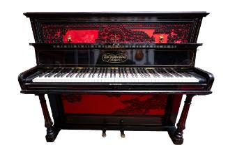 John Lennon's c. 1869 John Broadwood & Sons Upright Piano