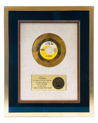 Ringo Starr's RIAA Gold Record for "I Want To Hold Your Hand"