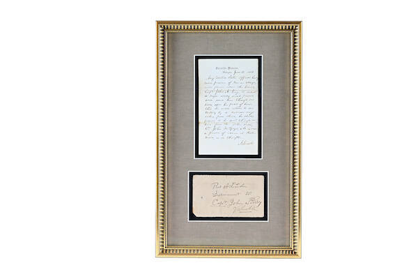 Letter from Abraham Lincoln seeking a prisoner exchange