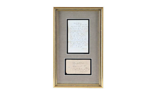 Letter from Abraham Lincoln seeking a prisoner exchange