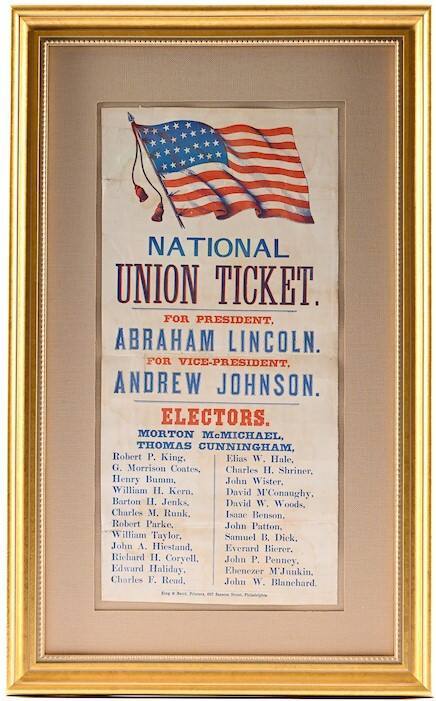 National Union Ticket Campaign Poster