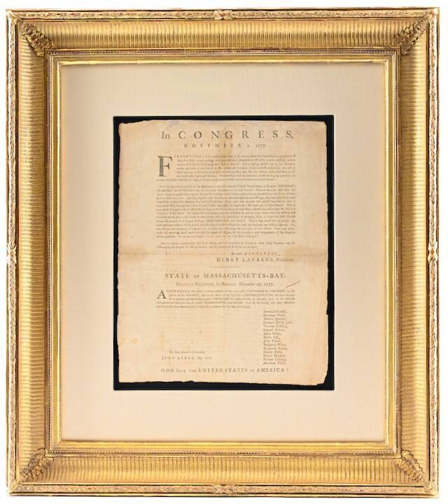 Declaration of the First National Thanksgiving