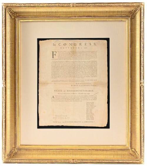 Declaration of the First National Thanksgiving