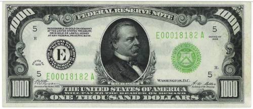 $1,000 Federal Reserve Note, Richmond