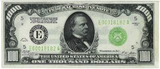 $1,000 Federal Reserve Note, Richmond