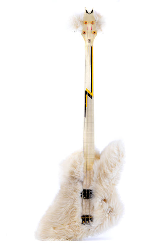 Dusty Hill's 1983 Dean Explorer Custom "Fur" Bass