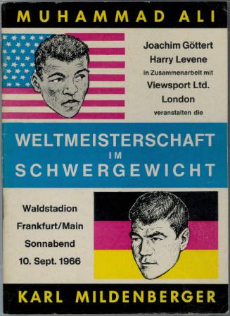 Muhammad Ali vs. Karl Mildenberger Program