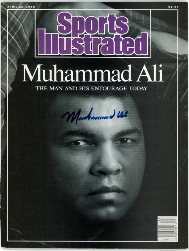 Sports Illustrated signed by Muhammad Ali